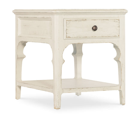 Americana End Table - White by Hooker Furniture - View 1
