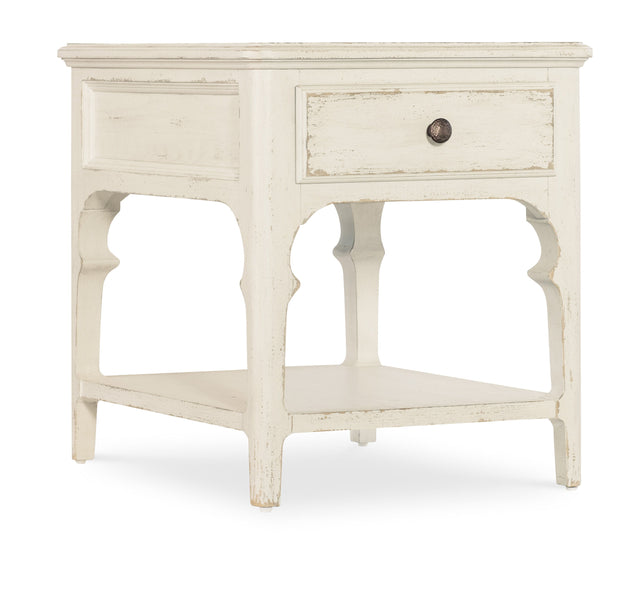Americana End Table - White by Hooker Furniture - View 1