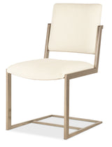Westwood Metal Chair - Beige / Gold by Hooker Furniture - View 2