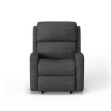 Catalina Transitional Leather Power Rocking Recliner, Power Headrest | Flexsteel