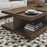 Athens Rectangular Coffee Table With Casters - Chocolate Brown | Flexsteel