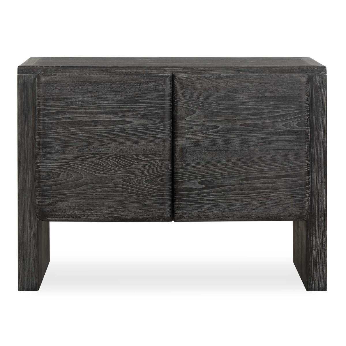 Bierk 2 Door Cabinet Dark Stain - Black by Uttermost - View 1
