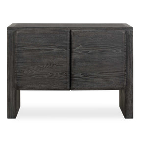 Bierk 2 Door Cabinet Dark Stain - Black by Uttermost - View 1