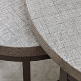 Aiyara Nesting Tables (Set of 2) - Gray / Black by Uttermost - View 4