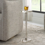 Pria Crystal Drink Table - Silver by Uttermost - View 2