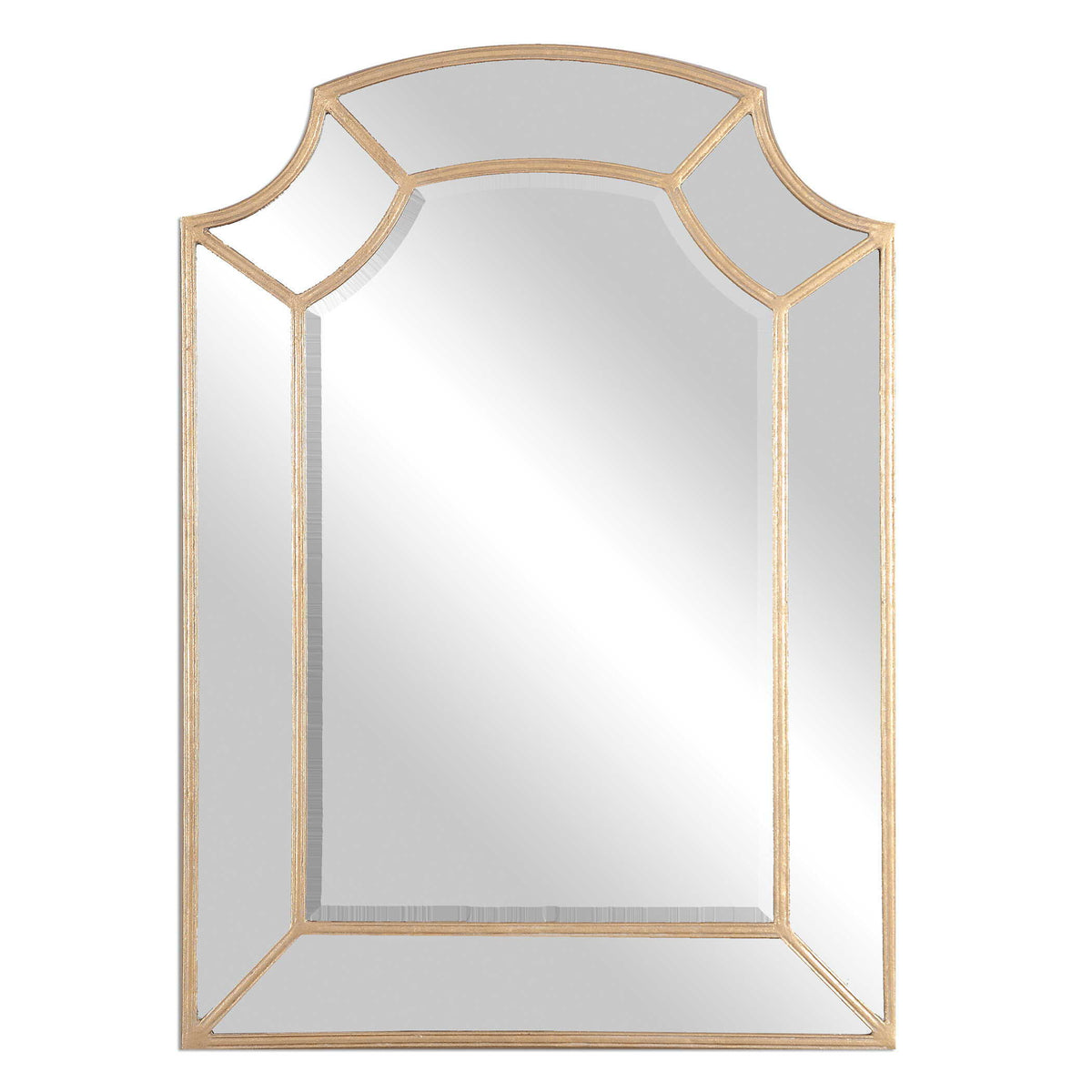 Francoli Arch Mirror - Gold by Uttermost - View 1