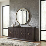 Driftwood Entertainment Credenza Burnt Timber - Dark Brown by Hooker Furniture - View 2
