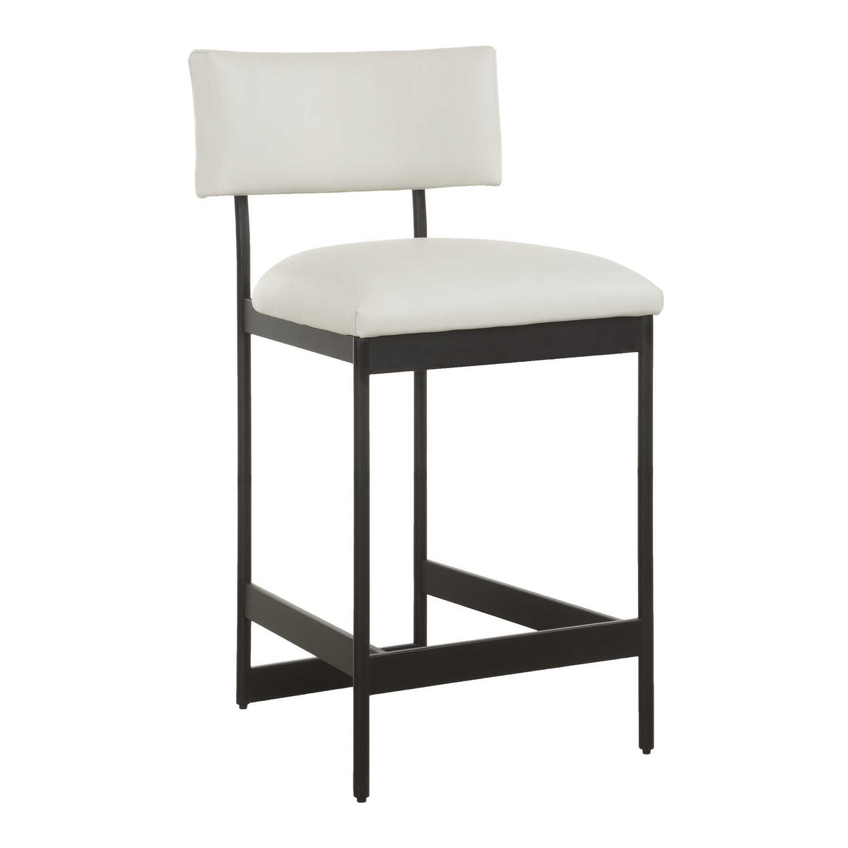 Apsley Counter Stool - Black / White by Uttermost - View 3