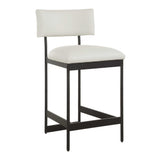 Apsley Counter Stool - Black / White by Uttermost - View 3