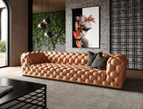 Divani Casa Dexter - Transitional Camel Tufted Sofa - sold by Home Elegance USA