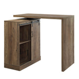 Acme - Quillon Bar Table DN00153 Rustic Oak Finish