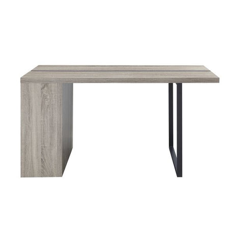 Acme - Patwin Dining Table DN00401 Gray Oak & Black Finish