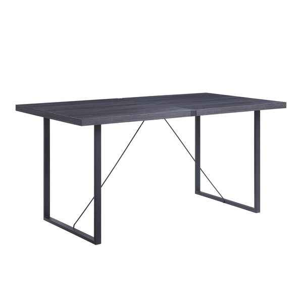 Acme - Nakula Dining Table DN00447 Gray Oak & Black Finish