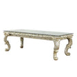Acme - Vatican Dining Table DN00467 Champagne Silver Finish