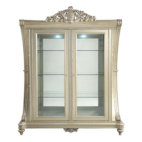 Acme - Vatican Curio DN00470 Champagne Silver Finish