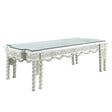 Acme - Vanaheim Dining Table DN00678 Antique White Finish