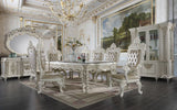Acme - Vanaheim Dining Table DN00678 Antique White Finish
