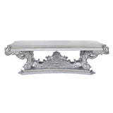 Acme - Valkyrie Dining Table DN00689 Antique Platinum Finish