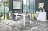 Acme - Pagan Dining Table DN00740 White High Gloss Finish