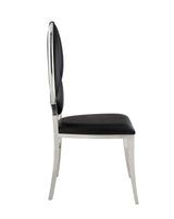 Cyrene Side Chair (Set - 2) DN00929 Black Synthetic Leather | Acme - DN00929 - Home Elegance USA - 4