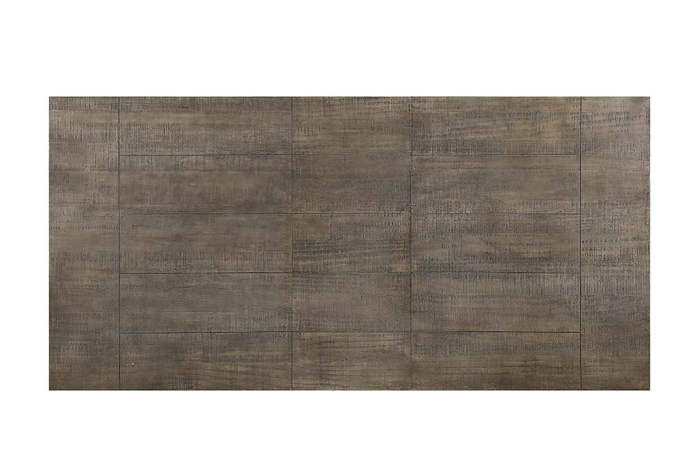 Acme - Landon Dining Table W/Leaf DN00950 Salvage Gray Finish