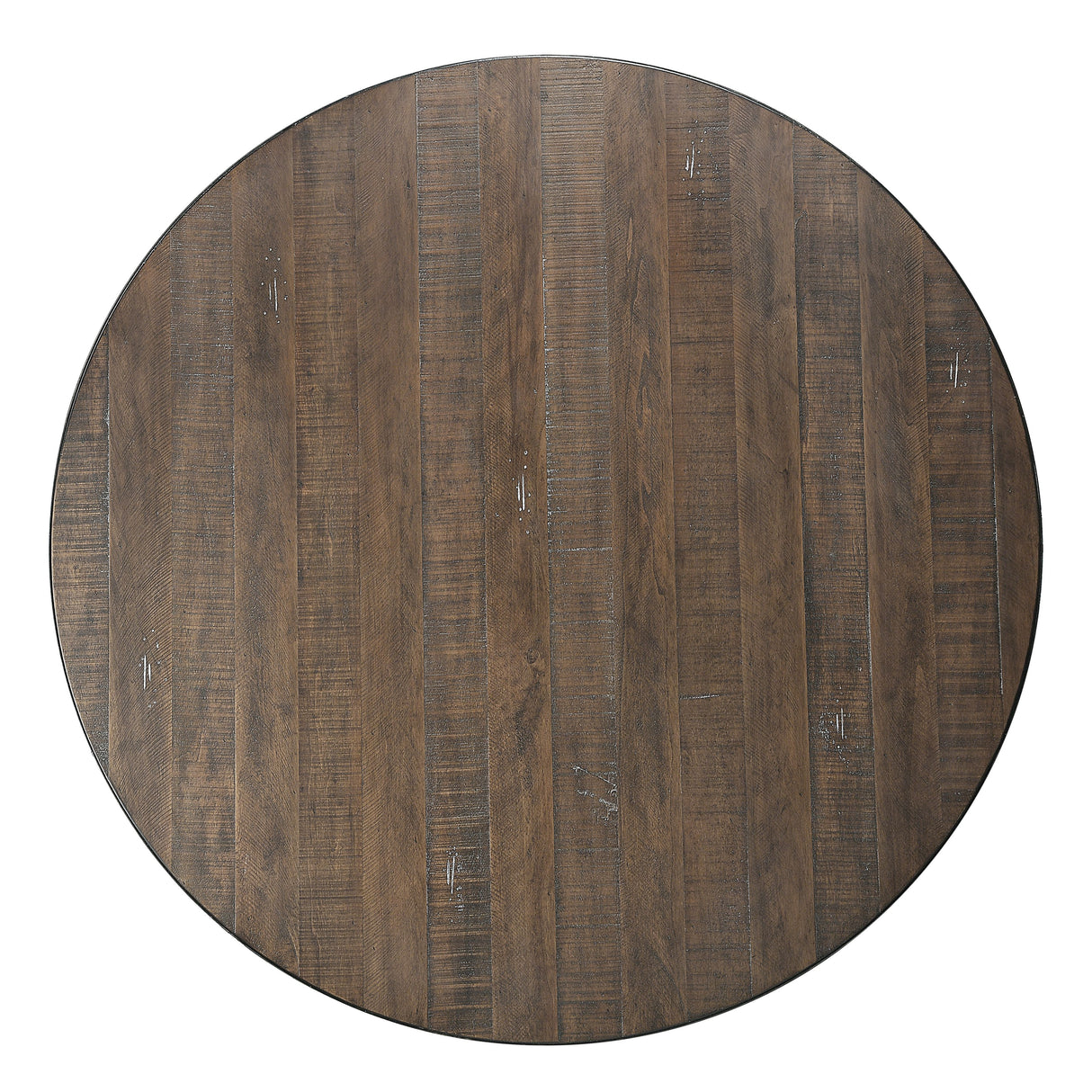 Acme - Raphaela Round Dining Table DN00984 Weathered Cherry Finish