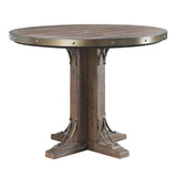 Acme - Raphaela Counter Height Table DN00985 Weathered Cherry Finish