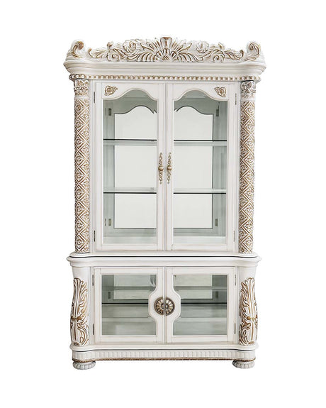 Acme - Vendome Curio DN01223 Antique Pearl Finish