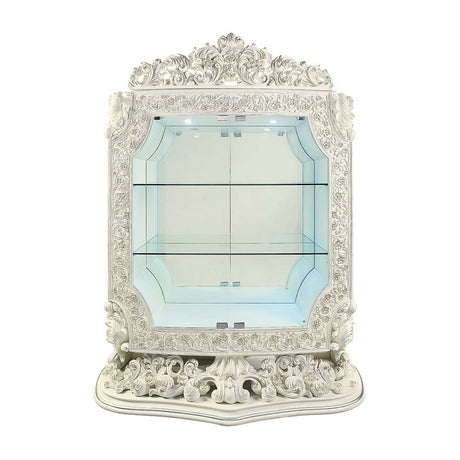 Adara Curio DN01232 Antique White Finish | Acme - DN01232 - Home Elegance USA - 2