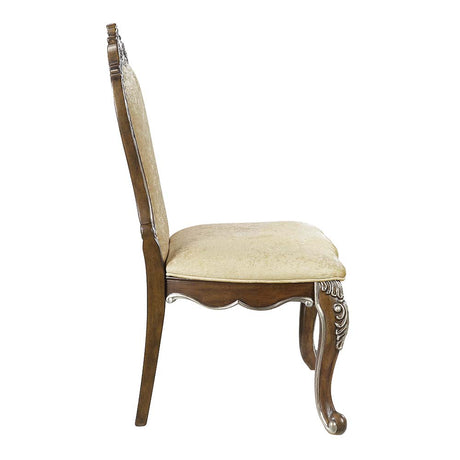 Acme - Latisha Side Chair (Set-2) DN01358 Antique Oak Finish