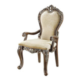 Acme - Latisha Arm Chair (Set-2) DN01359 Antique Oak Finish