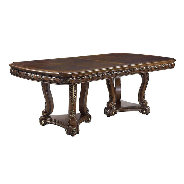 Devayne Dining Table DN01362 Dark Walnut Finish | Acme - DN01362 - Home Elegance USA - 1