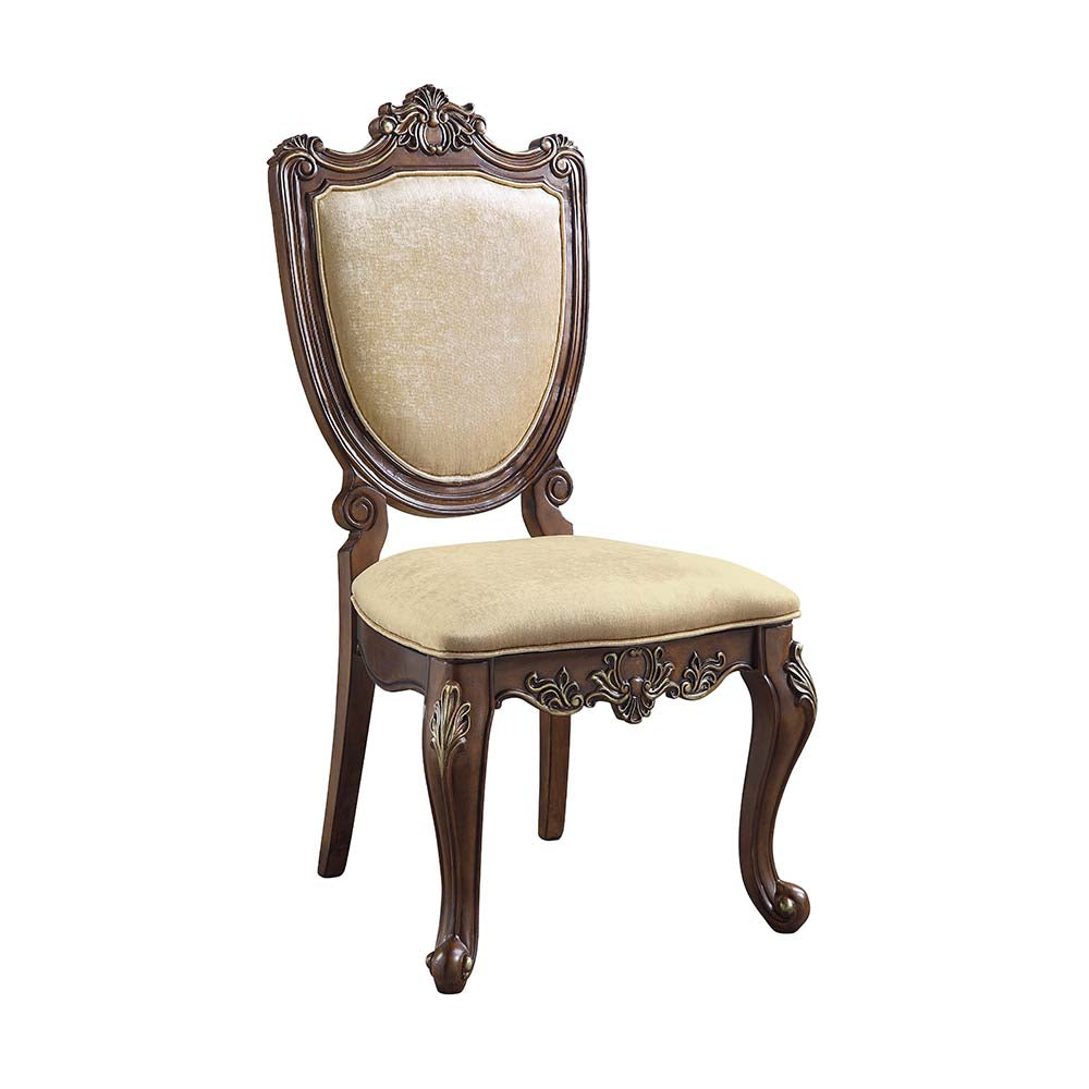 Acme - Devayne Side Chair (Set-2) DN01363 Dark Walnut Finish
