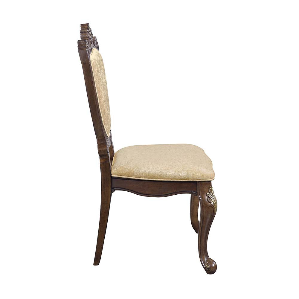 Devayne Side Chair (Set - 2) DN01363 Dark Walnut Finish | Acme | Home Elegance USA