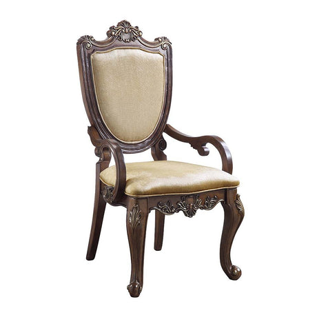 Devayne Arm Chair (Set - 2) DN01364 Dark Walnut Finish | Acme - DN01364 - Home Elegance USA - 1