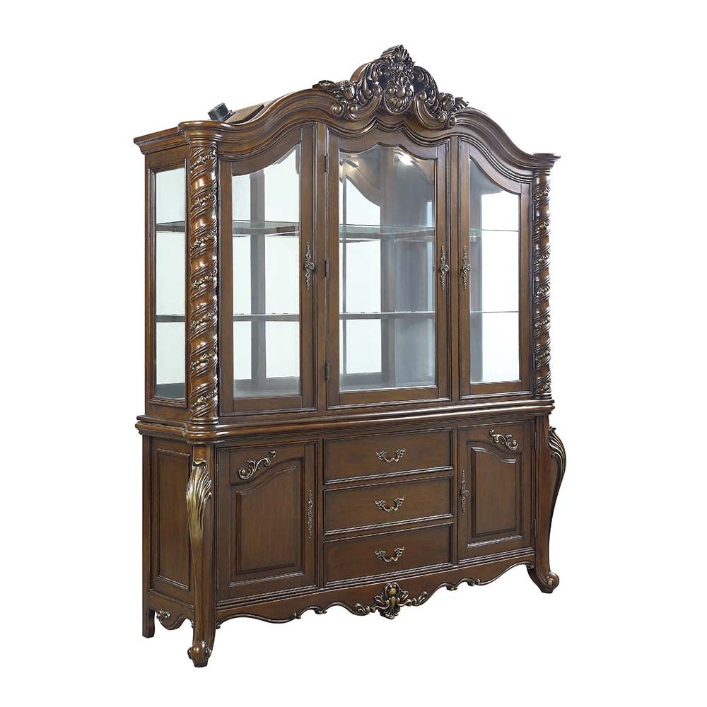 Devayne Buffet & Hutch DN01365 Dark Walnut Finish | Acme - DN01365 - Home Elegance USA - 2