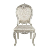 Bently Side Chair (Set - 2) DN01369 Fabric & Champagne Finish | Acme | Home Elegance USA