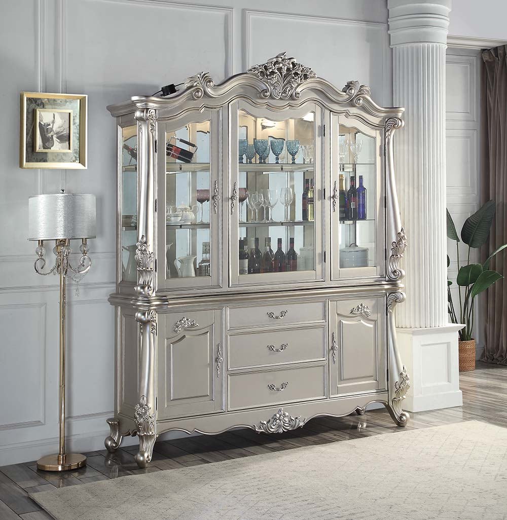 Bently Buffet & Hutch DN01371 Champagne Finish | Acme | Home Elegance USA