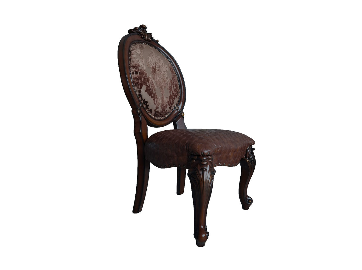 Acme - Versailles Side Chair (Set-2) DN01392 Cherry Finish