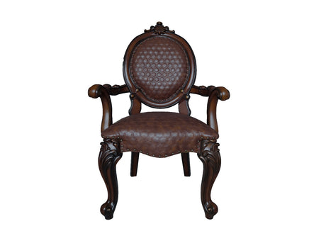 Acme - Versailles Arm Chair (Set-2) DN01393 Cherry Finish