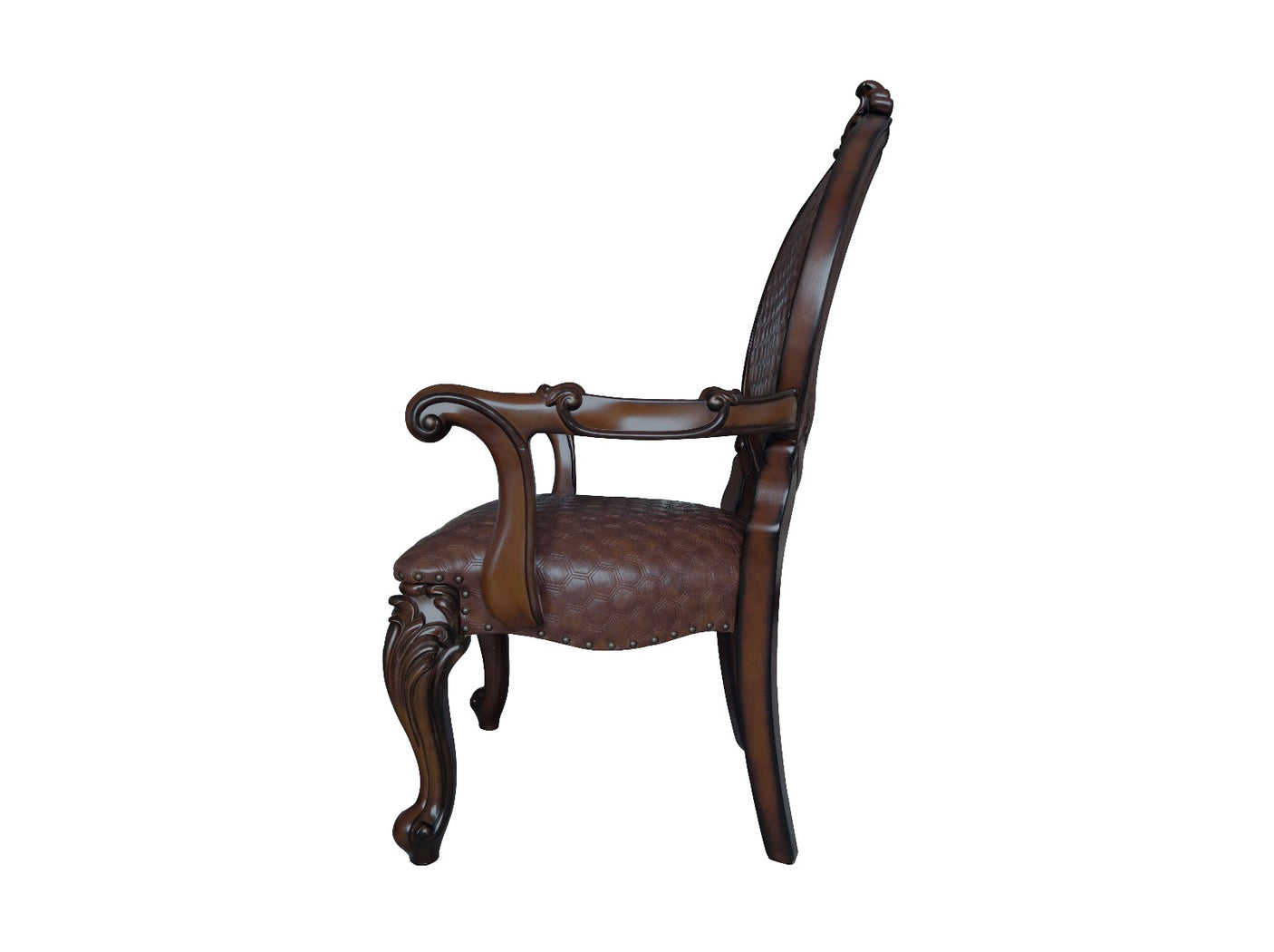 Acme - Versailles Arm Chair (Set-2) DN01393 Cherry Finish