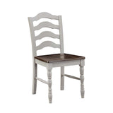 Acme - Bettina 5PC Pack Dining Set DN01438 Gray & Weathered Oak Finish