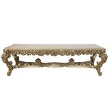 Acme - Bernadette Dining Table DN01470 Gold Finish