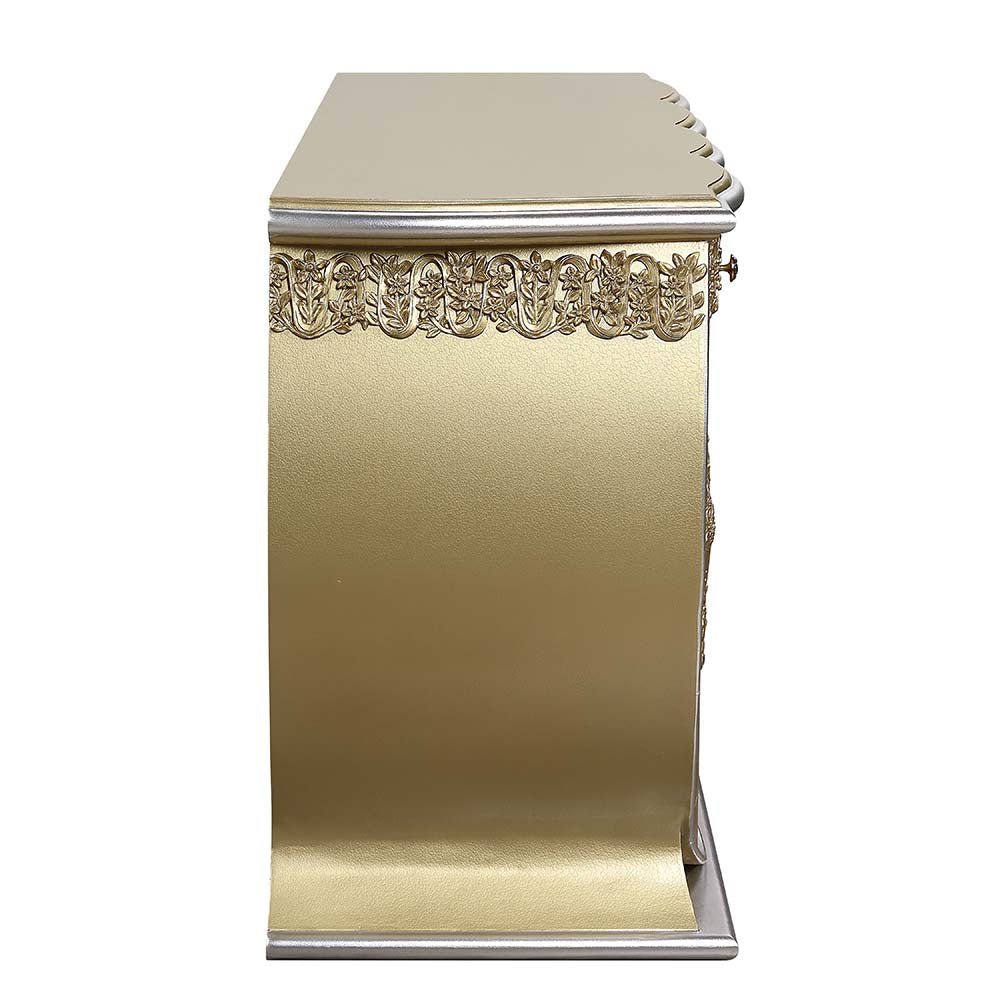 Bernadette Server DN01473 Gold Finish | Acme | Home Elegance USA