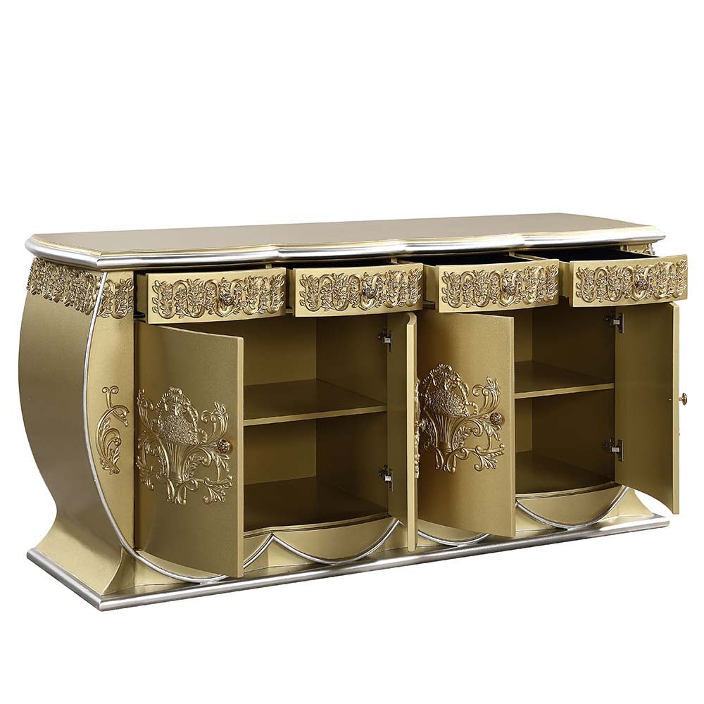 Bernadette Server DN01473 Gold Finish | Acme | Home Elegance USA