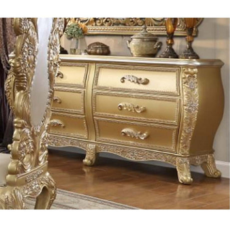 Acme - Cabriole Server DN01486 Gold Finish