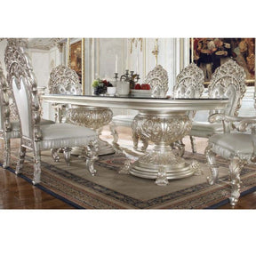 Acme - Sandoval Dining Table DN01494 Champagne Finish