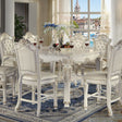 Acme - Vendome Counter Height Table DN01515 Antique Pearl Finish