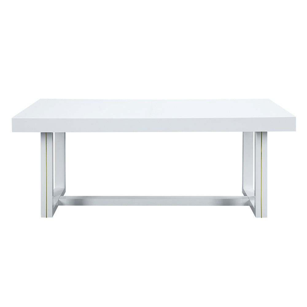 Acme - Paxley Dining Table DN01610 White High Gloss Finish