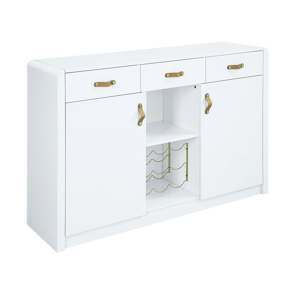 Acme - Paxley Server DN01612 White High Gloss Finish